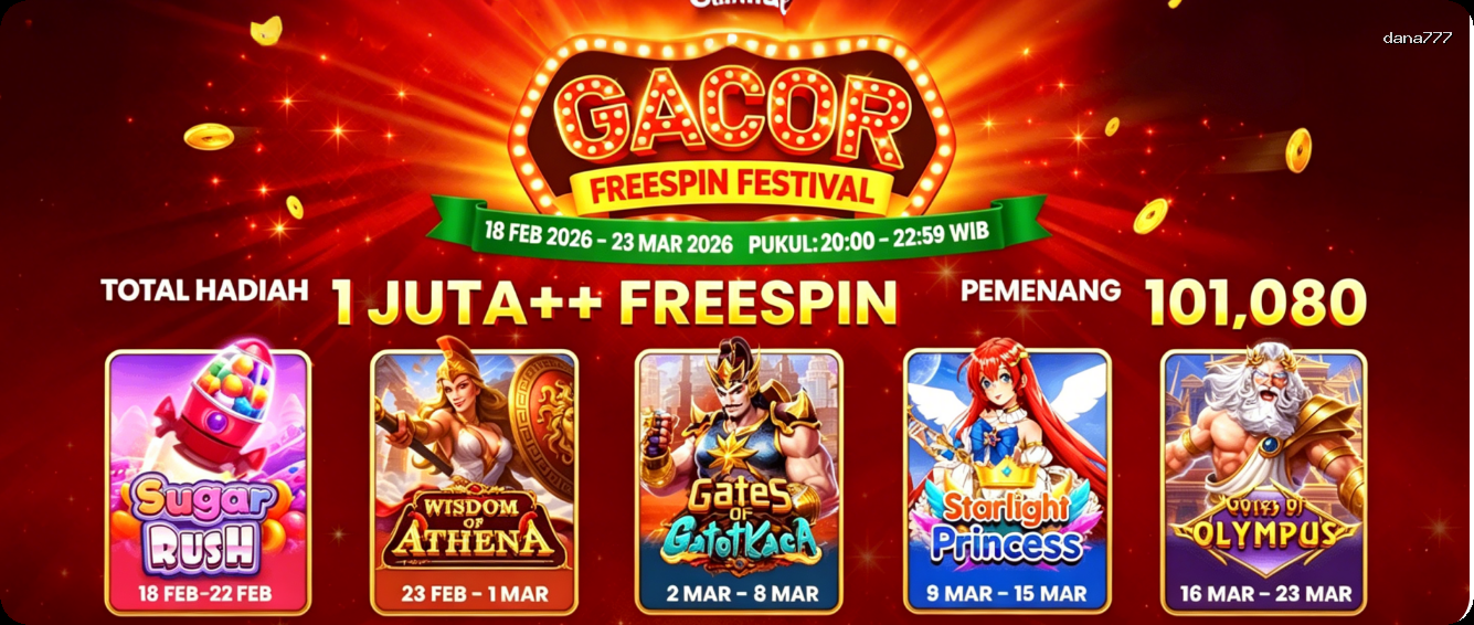 Login dana777 Sekarang Bonus Melimpah